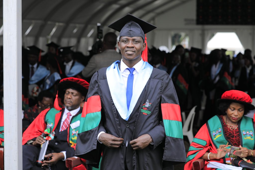 Student on graduation