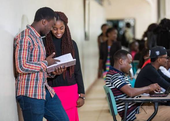 Students discussing 